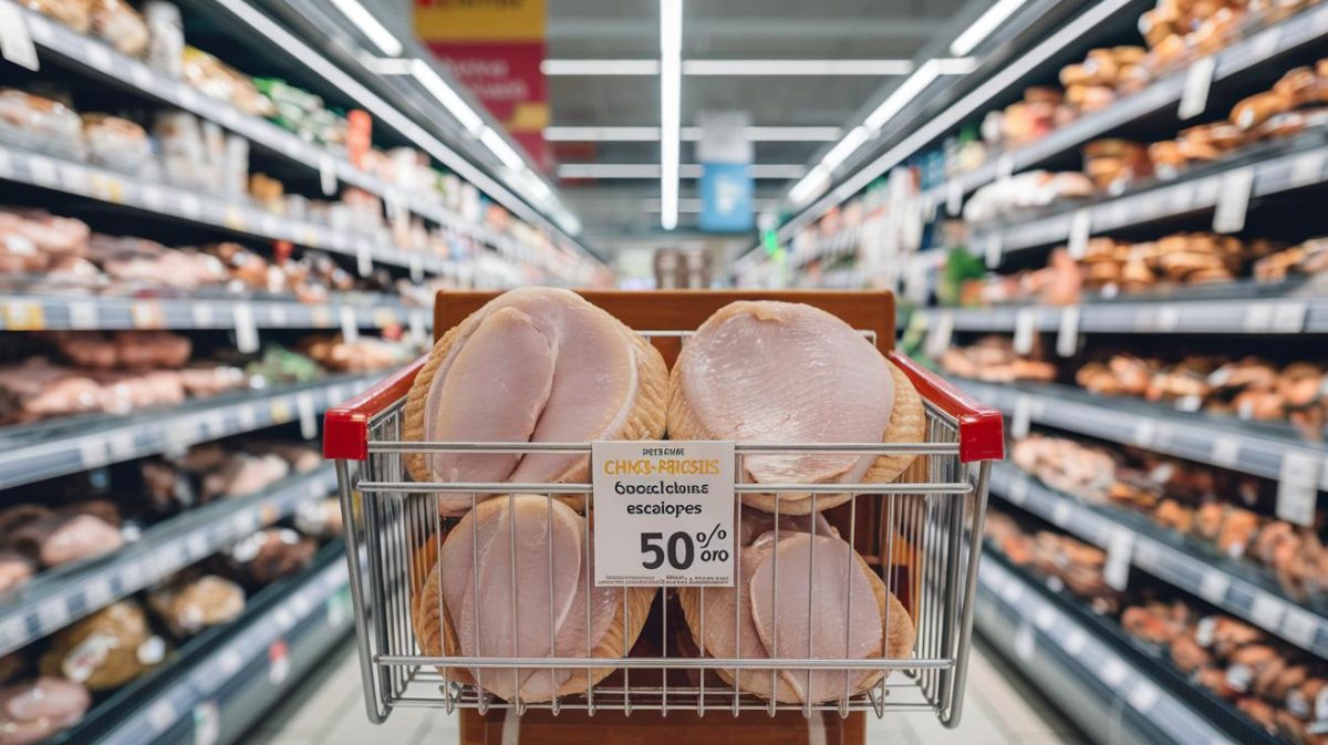 Comment acheter des escalopes de poulet à moitié prix sans attendre les promos ?