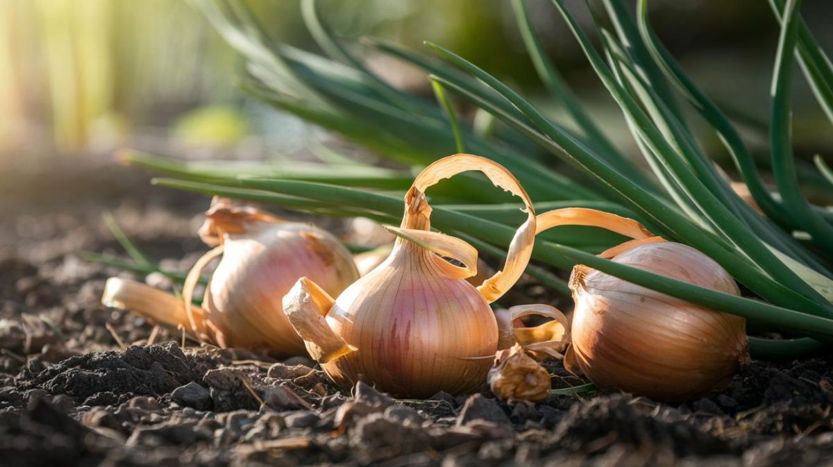 des idées novatrices pour utiliser les pelures d'oignon au jardin