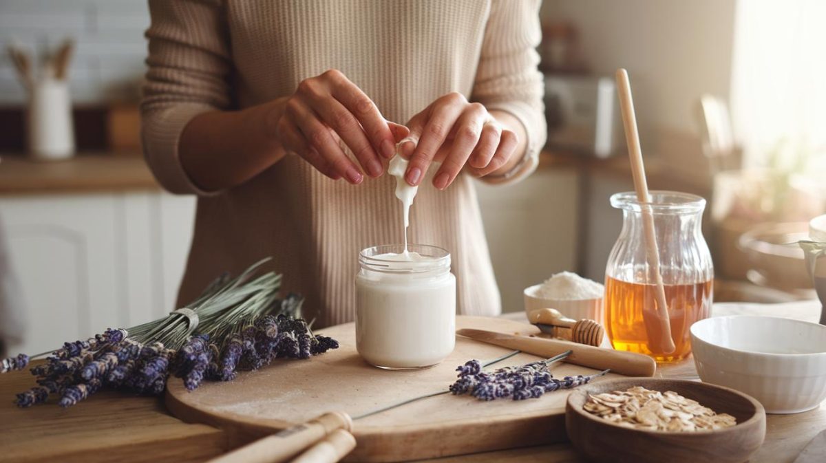 Les étapes pour élaborer une lotion nourrissante pour peaux sèches à la maison