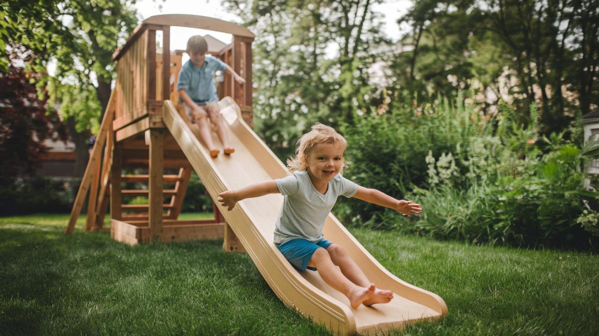 Les joies simples : construisez un toboggan maison en quelques étapes faciles