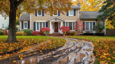 Maintenez la propreté de votre espace face aux feuilles mortes et à la boue cet automne