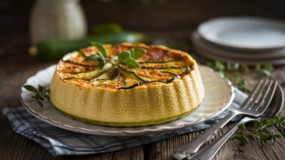 Préparez un flan de courgettes irrésistible et bon marché en quelques étapes simples