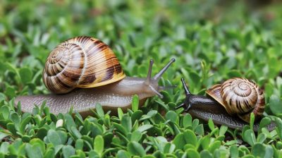 Redécouvrez les escargots et limaces comme partenaires essentiels d'un jardin prospère